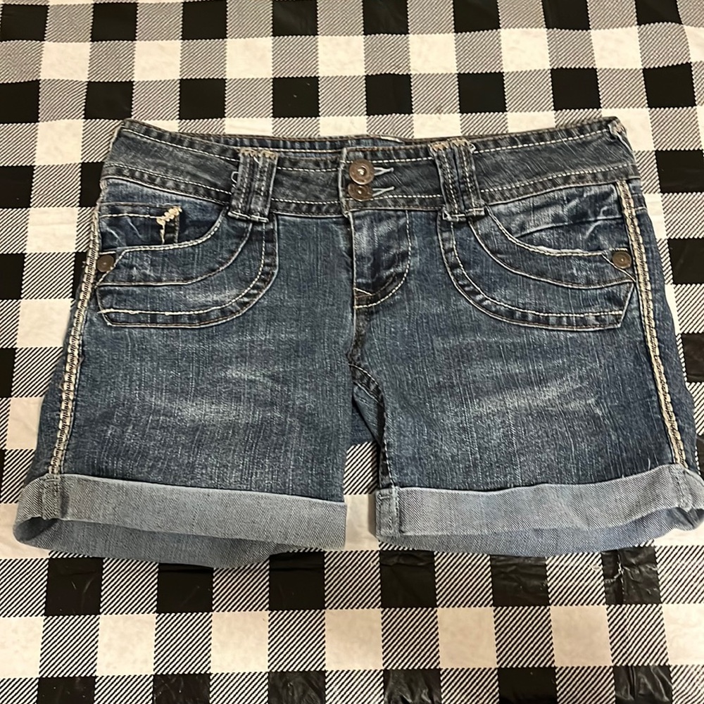 Denim Shorts.
